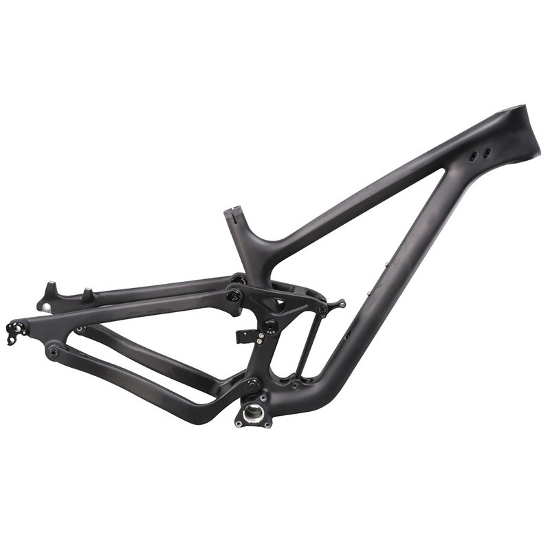 27.5 PLUS carbon MTB full suspension mountain bike frame with tire 3.0''