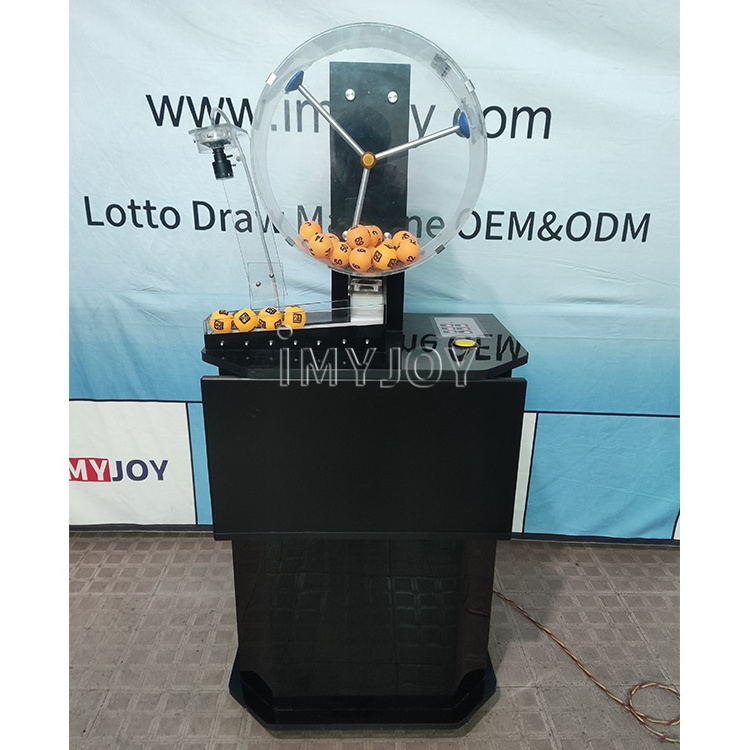 Lucky dip electric acrylic lotto draw 100pcs ping pong balls machine lottery game automatic lottery selling machine