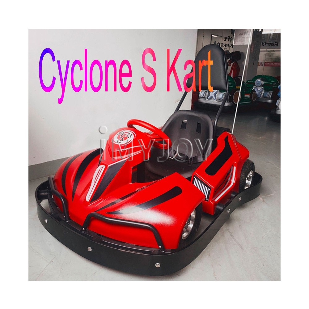 Amusement park car race karting games happy playing children electric entertainment cars