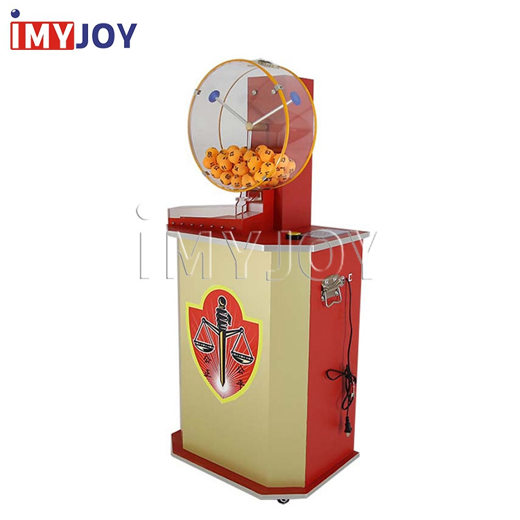 Funny and Excitement Lotto draw game play machine with lottery balls