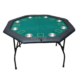 Customized high quality luxury small texas hold em poker table