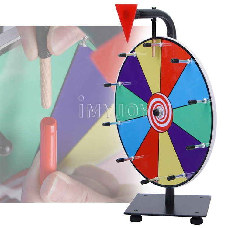 Advertising 12' Tabletop spin game prize wheel Lucky Draw Wheels lucky spin wheel