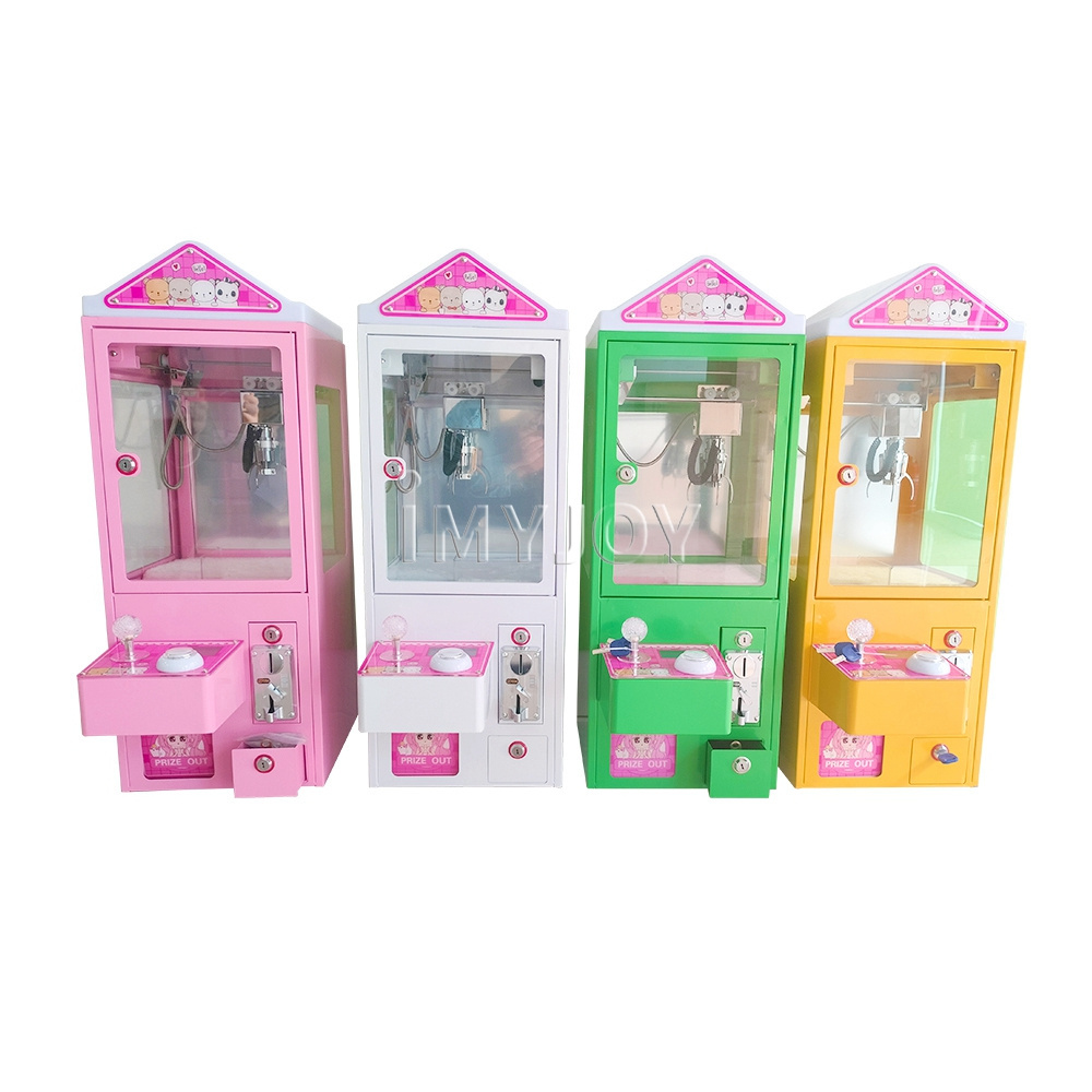 Wholesale 22 inch coin operated mini luxury arcade game grabber plush doll key toys crane claw machine for sale in dubai