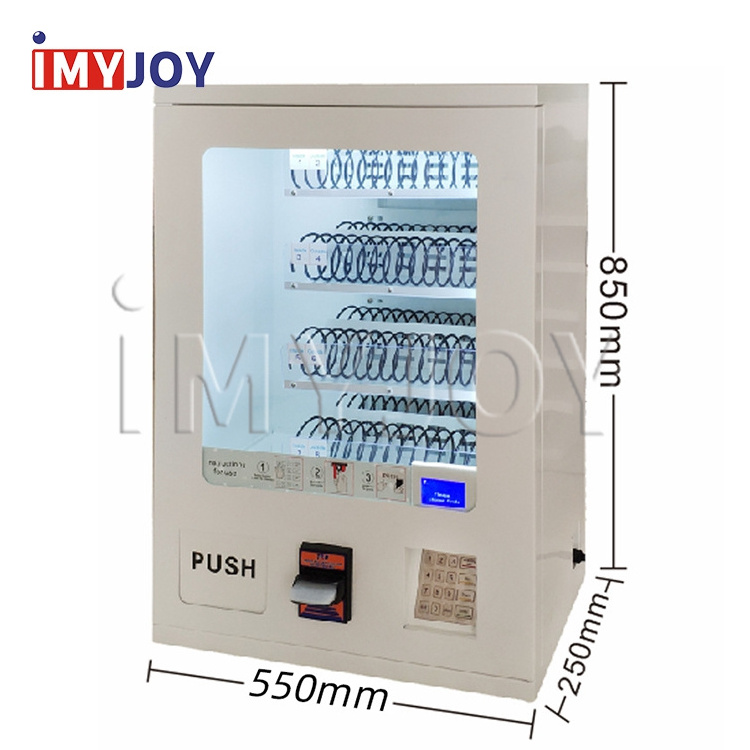 Coin Acceptor Cheap mini cigarette snack drinks vending machine hotel wall vending machine