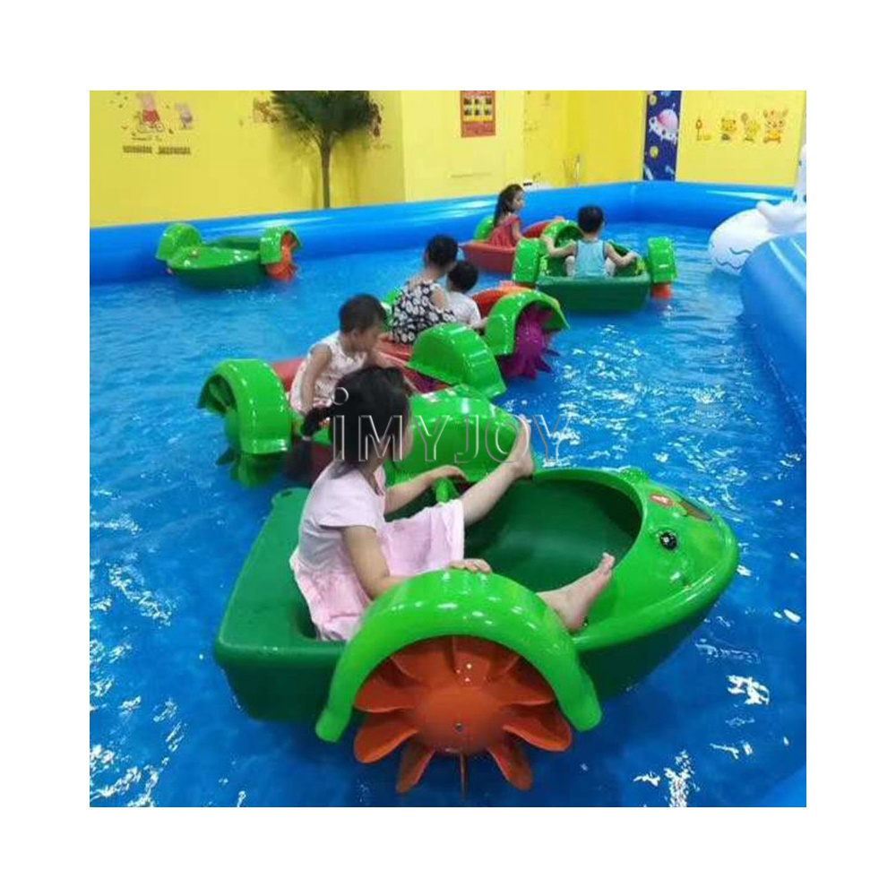 Amusement Shallow Water Kids Bumper Rides Park Luxury Cheap Adult Kiddie Fenders Customized Logo 1 Set Plastic Water Bike 60KG