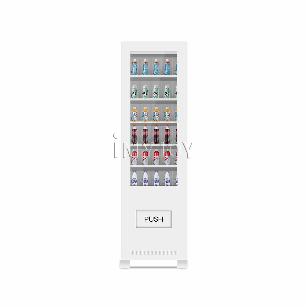 Outdoor Customizable Keyboard Selection Cooling Function 5 Columns Intelligent Alcohol Bubble Tea Ice Vending Machine