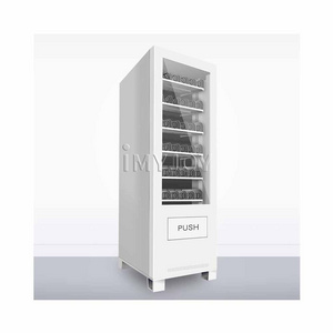 Outdoor Customizable Keyboard Selection Cooling Function 5 Columns Intelligent Alcohol Bubble Tea Ice Vending Machine