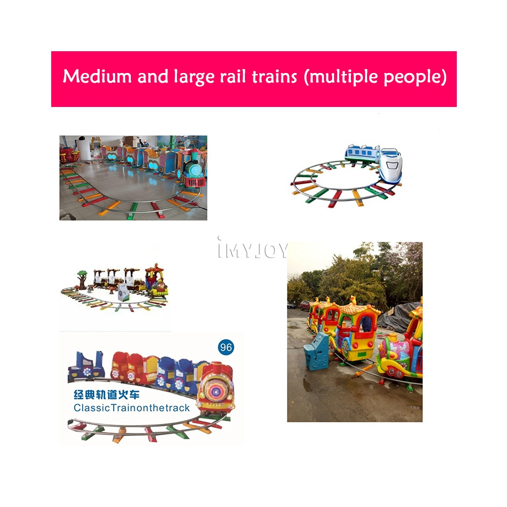 New Arrival Popular Classic Antique 3/5/7 Seats Fairground Game Amusement Park Happy Rail Track Ride Miniature Train for Kids