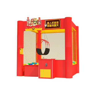 human arcade claw+crane claw machine for people