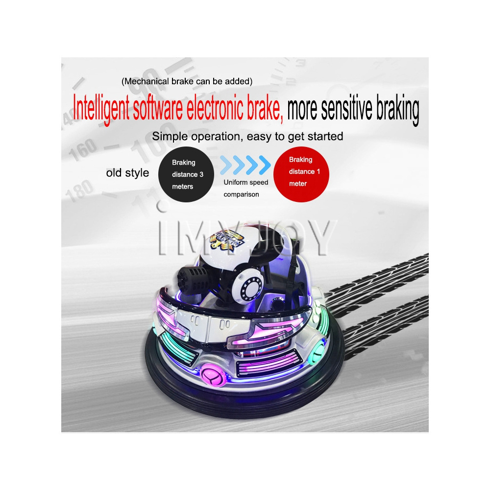 Indoor and Outdoor Battery Electric Led Light Happy Racing Amusement Park Adult Bumper Car Kids No Licence Car 100KG IMY-BC01/02