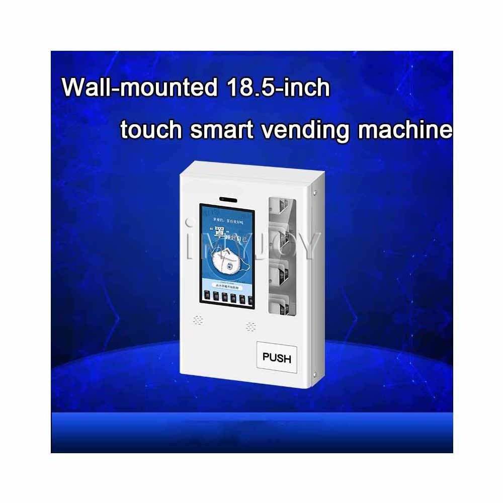 Commercial Cheap Mini vertical 18.5-inch touchscreen wall-mounted intelligent wifi vending machine for clothes