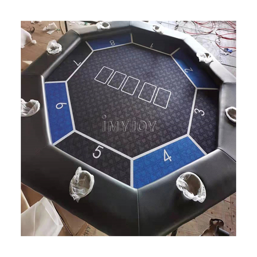 Customized high quality luxury small texas hold em poker table