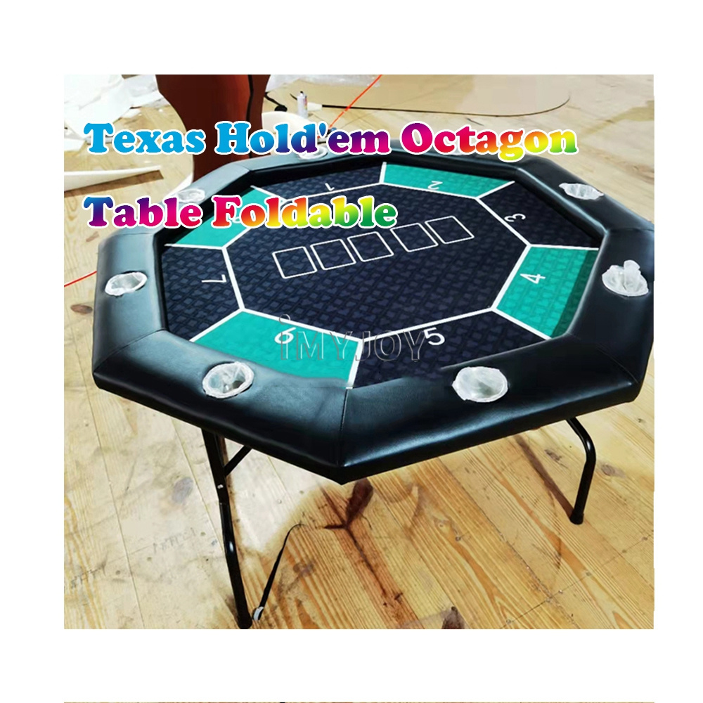 Customized high quality luxury small texas hold em poker table