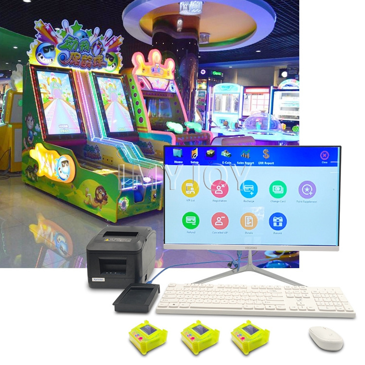 Fish Coin Operated Multi Game Coin Operating Games Card Management System machine For Kids