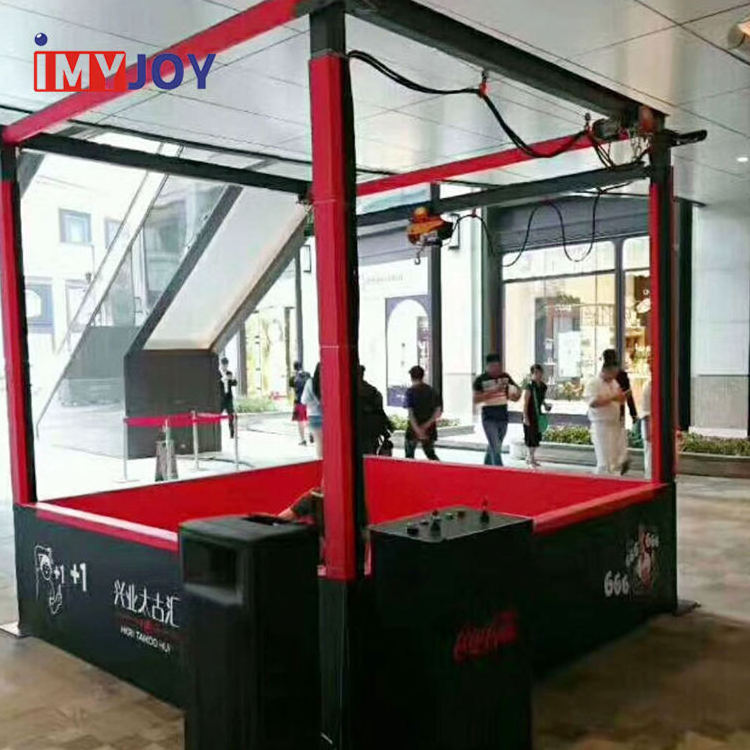 human arcade claw+crane claw machine for people