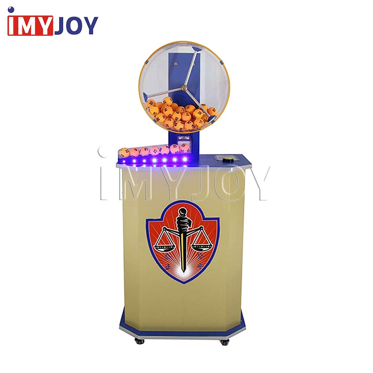 Funny and Excitement Lotto draw game play machine with lottery balls