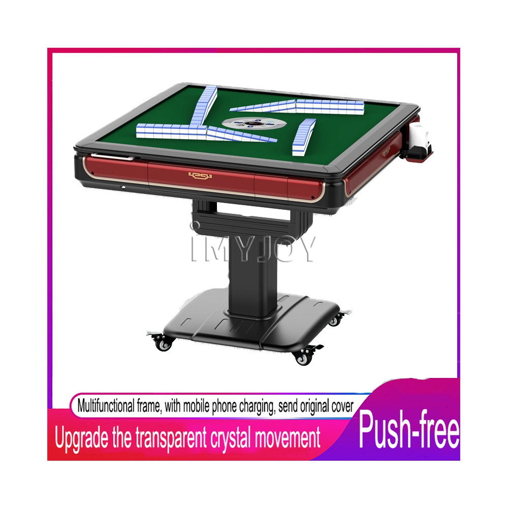 Automatic electric foldable malaysia vietnam japanese mahjong table with 2 sets mahjong tiles