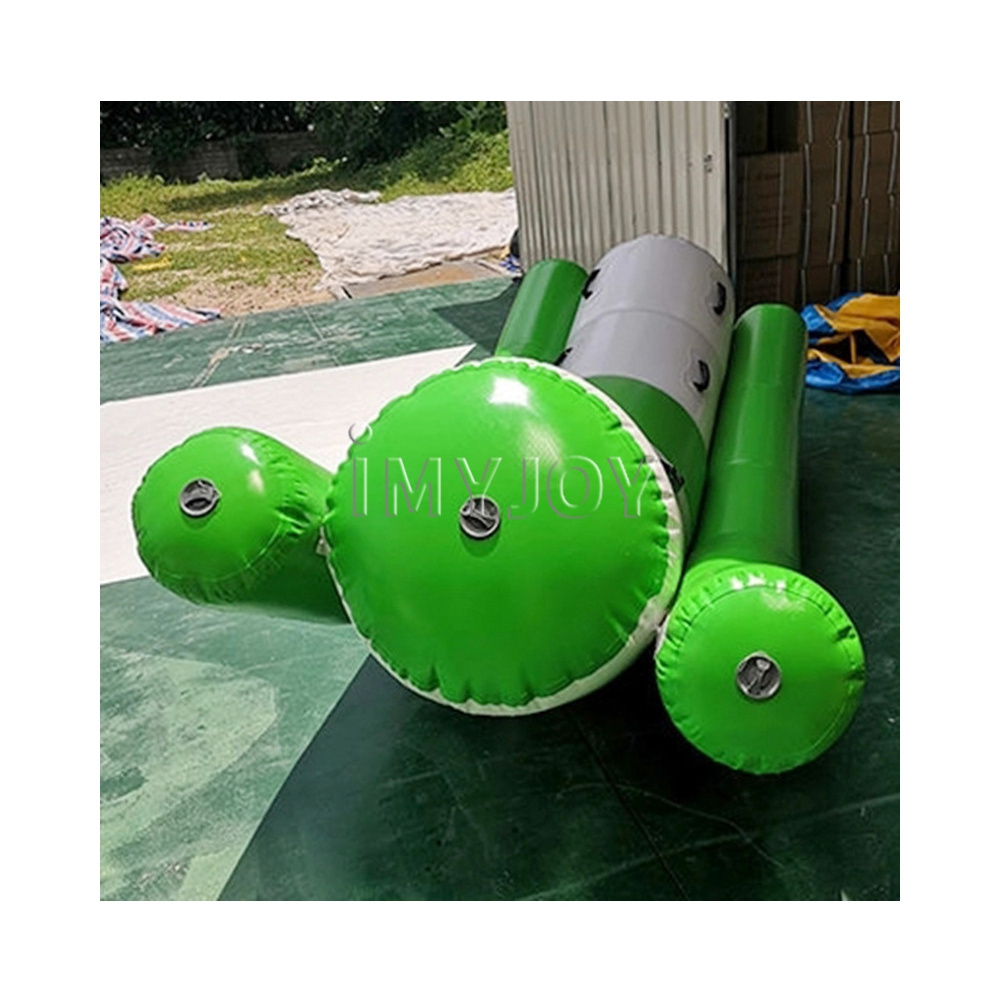 Custom summer amusement shallow water play park roller rides swimming pool float toy inflatable motorcycle pool float