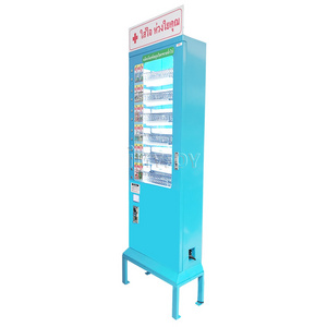 Cheap custom automatic coin operated table top automat food gum vending machine for nigerian naira