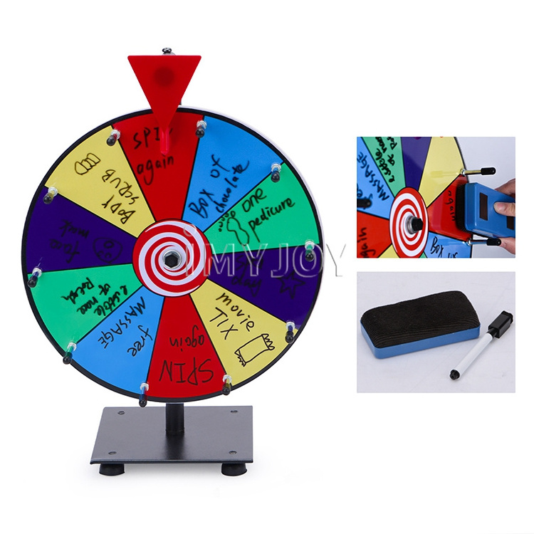 Advertising 12' Tabletop spin game prize wheel Lucky Draw Wheels lucky spin wheel