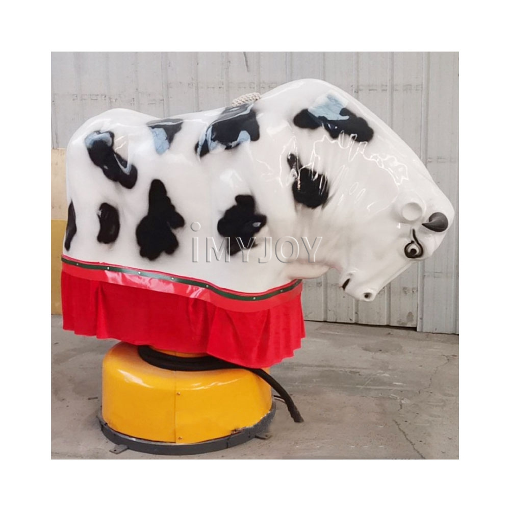 Carnival amusement adult crazy bull ride game park electric inflatable mechanical bucking rodeo bull riding machine for sale