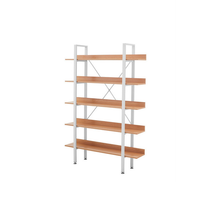 Modern Colorful Metal Shelf  Customized Steel Wall Shelf for Cable Box Long Bookshelf