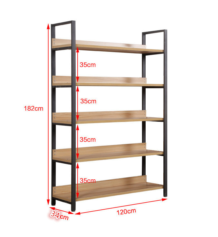 Modern Colorful Metal Shelf  Customized Steel Wall Shelf for Cable Box Long Bookshelf