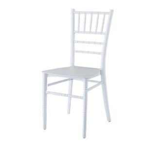 Cheap white stackable commerical hotel furniture tiffany mould pp bamboo chiavari restaurant dining plastic wedding hotel chair