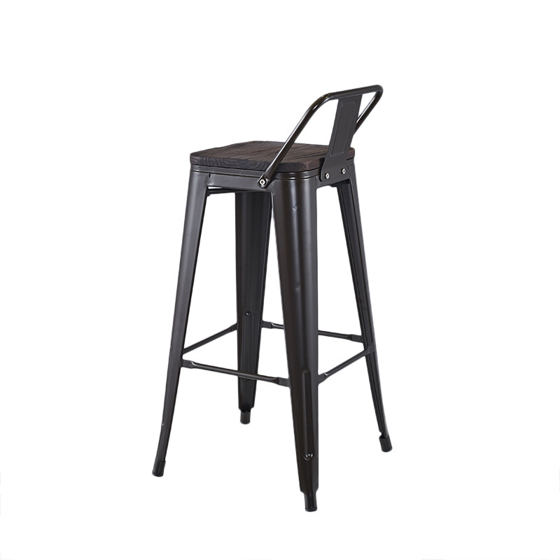 Wholesale Industrial metal furniture wrought iron bistro night club high barstool bar stools chair tables furniture