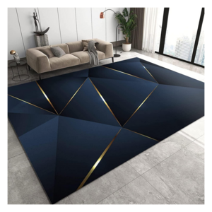 Custom Printed Carpet Rugs 3d Printed Blue Geometric Carpets For Living Room Bedroom Area Rugs And Carpet