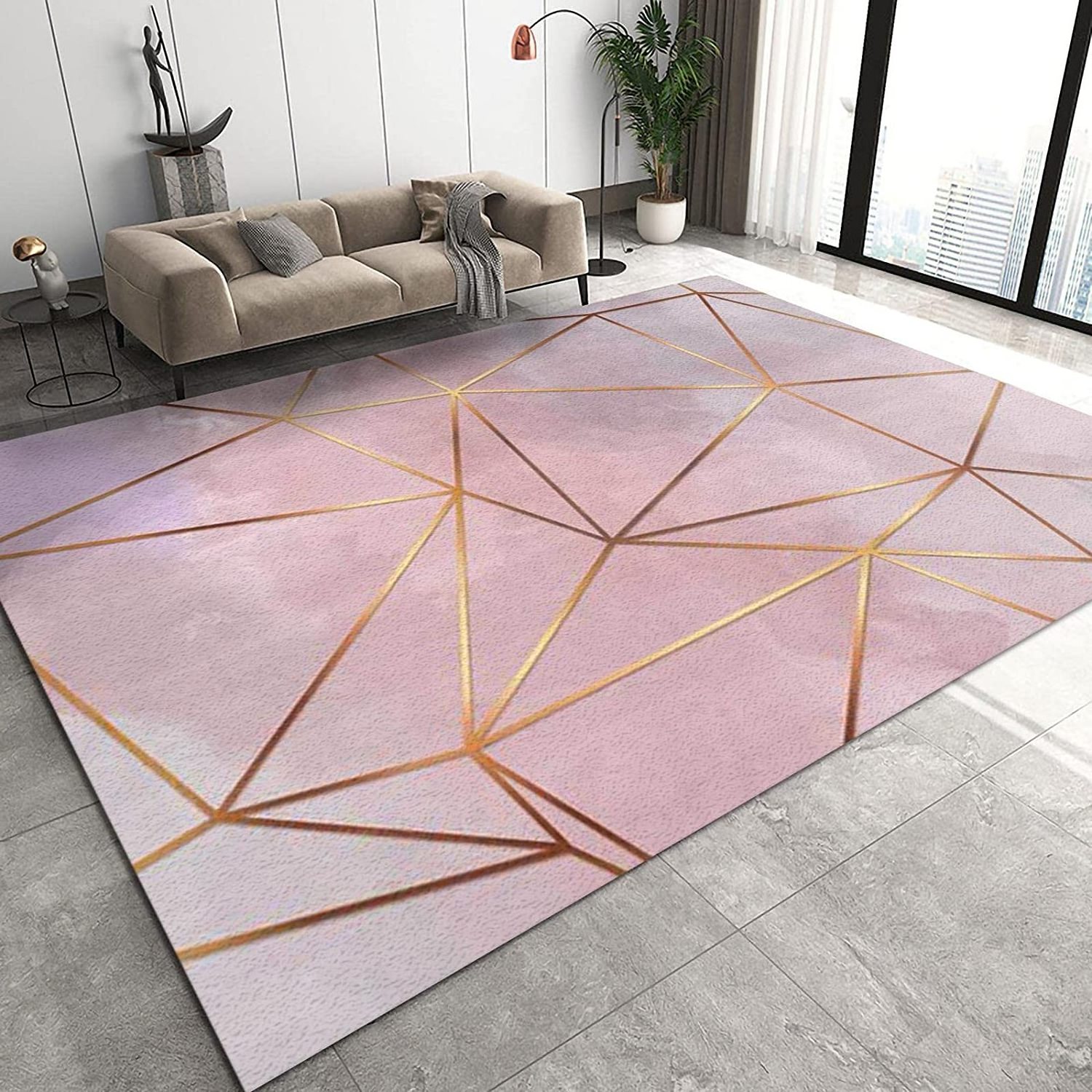 Custom Printed Carpet Rugs 3d Printed Blue Geometric Carpets For Living Room Bedroom Area Rugs And Carpet