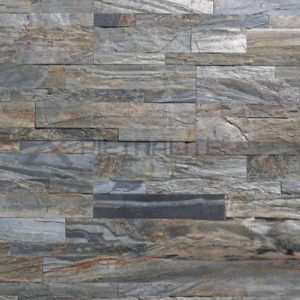 Golden White Wall Veneer Slate Stone Slabs Natural Quartzite Stone Tiles Wall Cladding Culture Stone for Exterior Walls