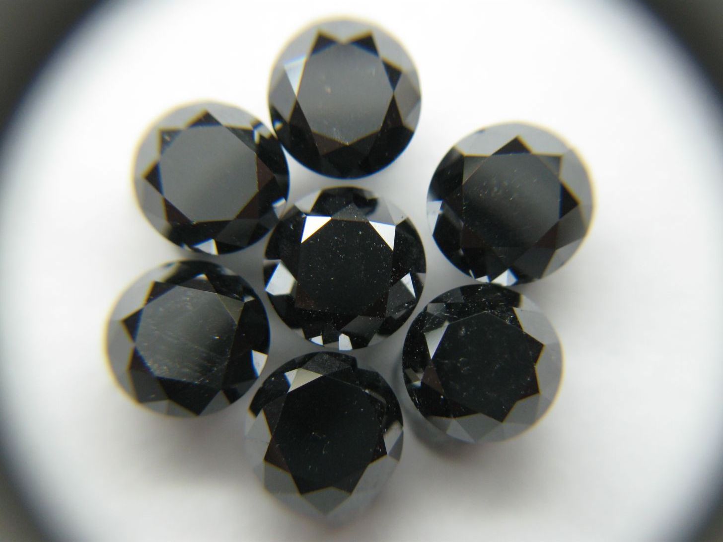 Natural Black Diamond Beads 2 To 3 MM Size AAA Clarity Faceted Beads necklaces at discounted price