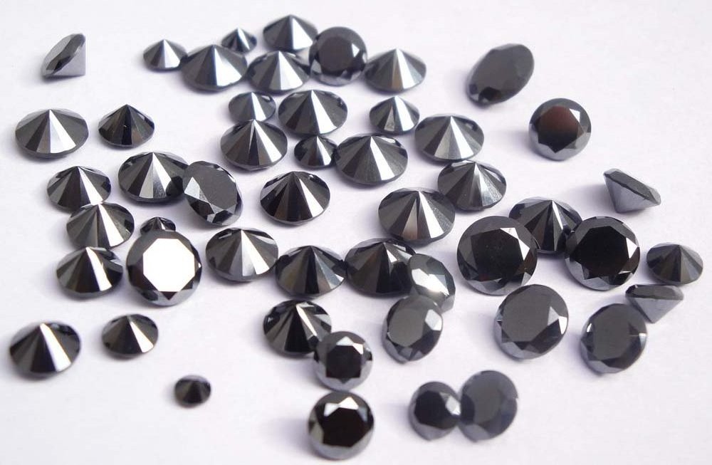 Natural Black Diamond Beads 2 To 3 MM Size AAA Clarity Faceted Beads necklaces at discounted price