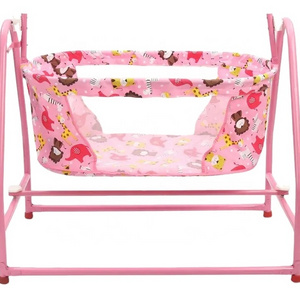 High Grade Italian Design Pink Cartoon Printed Comfortable Soft Bed Nest Cradle For Kids Baby Child Infant Toddler Boy Girl