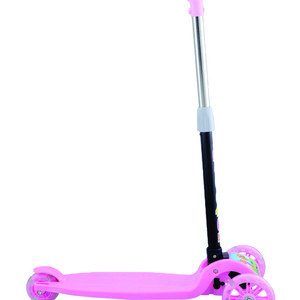 High Quality Pink Adjustable Kick Skate Scooter For Kid Child Toddler Entertainment Home Garden Play Learning Activity 3 Wheels