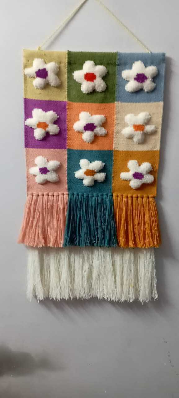 Custom Made Wool Wall Hanging Home Decor Item available at Factory Price