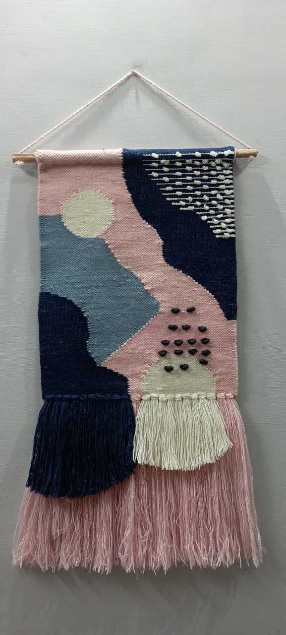 Custom Made Wool Wall Hanging Home Decor Item available at Factory Price