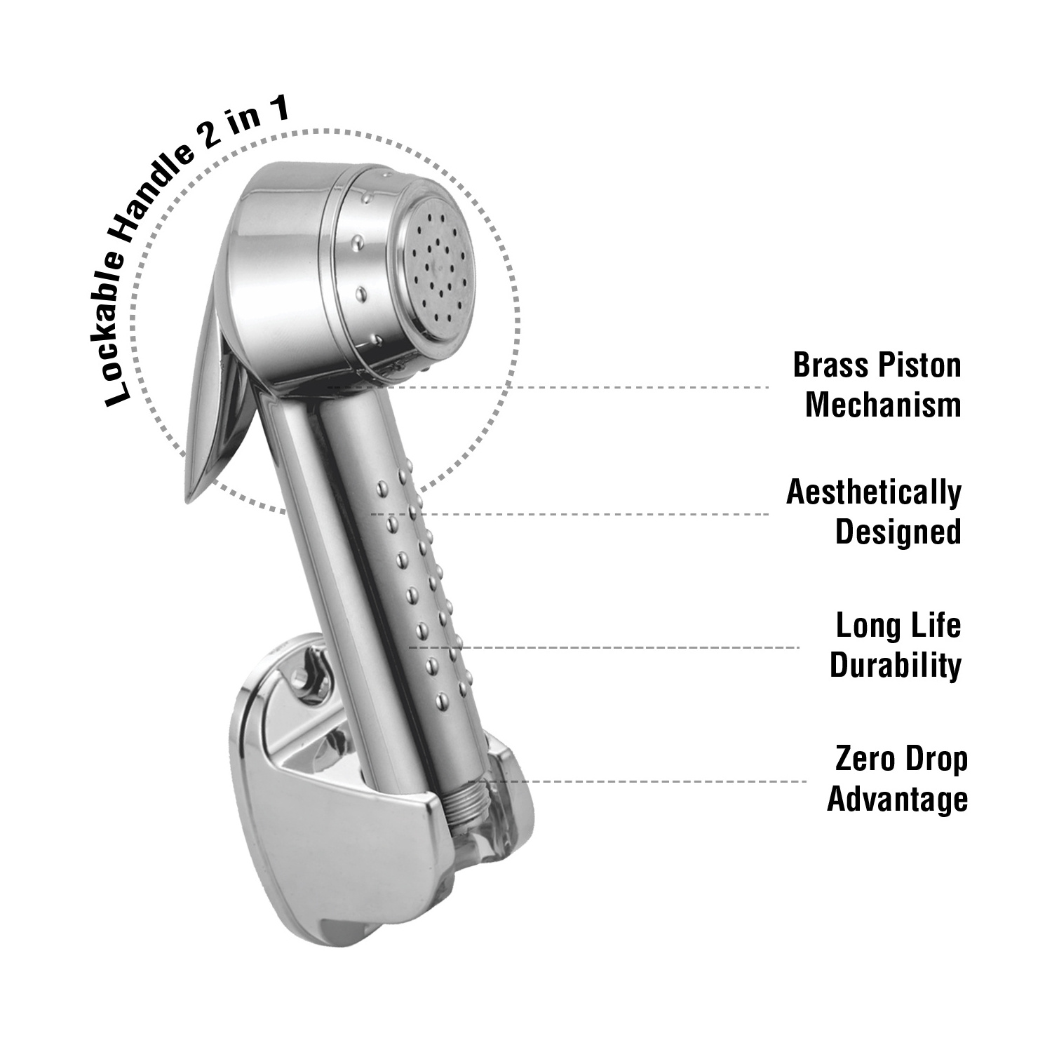 Health faucet jet Spray Toilet Bidet Handheld Toilet Flush Valve Sanitary Ware Bathroom Faucet at Latest Price