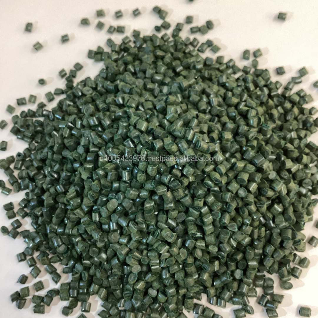 Premium Gloss Dark Green Color Masterbatch for Colossal usage in Film Sheet Profile Extrusion Injection Blow molding & Pipes