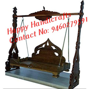 Royal Indian Rajasthani Hand Carved Swing Jhoola (carved Indian Teak Furniture) - Buy Wooden Swing