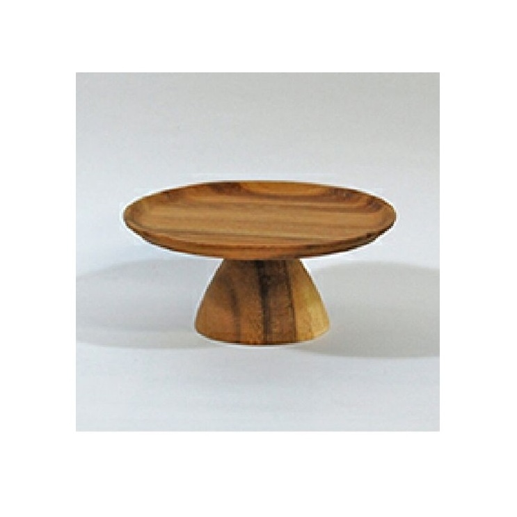 Wooden Cake Tray Turntable Cake Stand Set Wholesale Custom Logo Round Bamboo Carton Cake Tools Sustainable Wedding Plant Stands