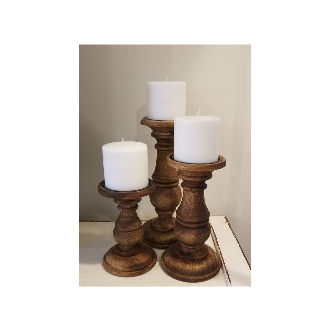 best seller Wedding Lantern Centerpiece Set of 3 Rustic Wedding Table Decoration Farmhouse Wooden Candle Holder