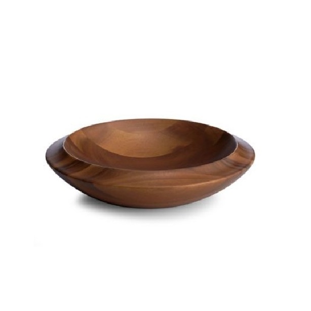 Wholesale Wood Serving Bowl Modern Restaurants Wooden Salad Dough Bowls Set Wooden Bowl