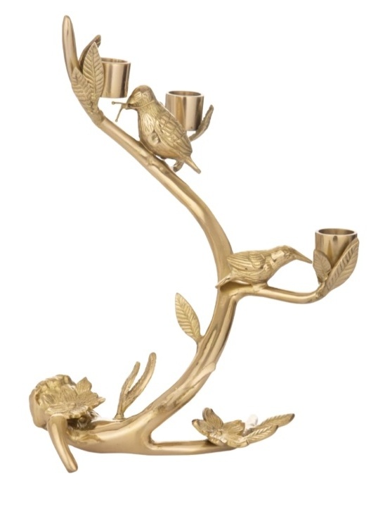 Latest Designs Golden Palm Tree Candle Holder For Attractive Guest Purpose Best Home Decoration