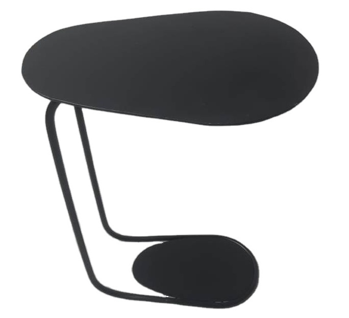 High Quality C- Round Shaped Metal Frame Side Table Living Room Furniture Storage Small Coffee Table For Home Coffee Table