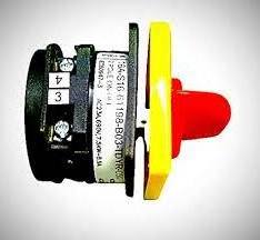 Rotary Switch 61198SEB03TDYR Cam Operated Switch On - Off Rotary Switch Full Rotation Type