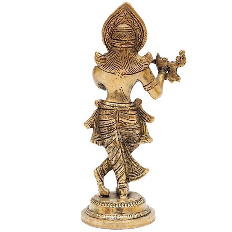 Hot Selling Lord Krishna Statue Made in Brass for Home Mandir Temple Pooja Use Available at Wholesale Price