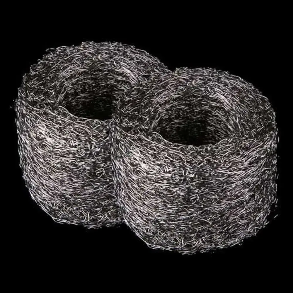 New Product Galvanized Iron Knitted Wire Mesh Filter Used for Air and Liquid Filtration from Indian Exporter and Manufacturer