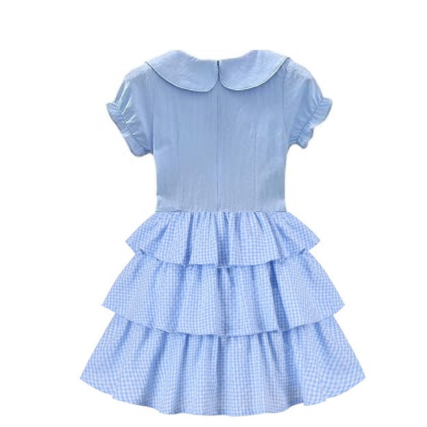 Winter autumn wholesale long sleeve children outfits dress baby smocked clothing